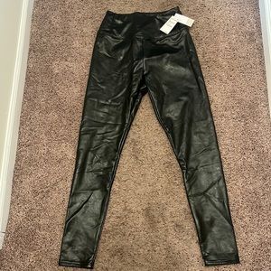 BP Faux-Leather Leggings, Black, M